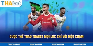 Cược thể thao Thabet mọi lúc chỉ với một chạm