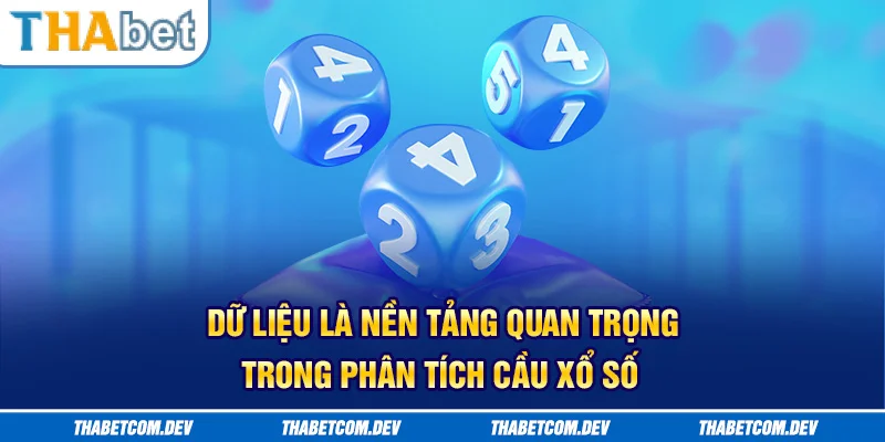 Dữ liệu là nền tảng quan trọng trong phân tích cầu xổ số